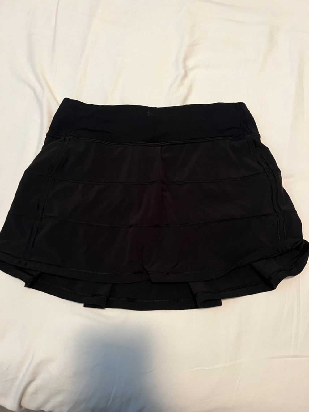 lululemon athletica Black Athletic Skort with Built-In Shorts